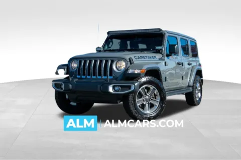 Gray 2021 Jeep Wrangler Unlimited Sahara for sale in Athens, GA