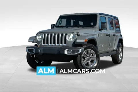 Gray 2022 Jeep Wrangler Unlimited Sahara for sale in Athens, GA