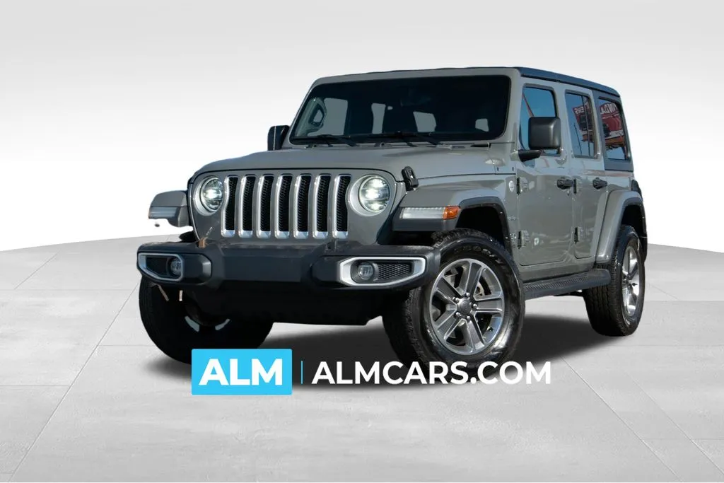 Gray 2022 Jeep Wrangler Unlimited Sahara for sale in Athens, GA
