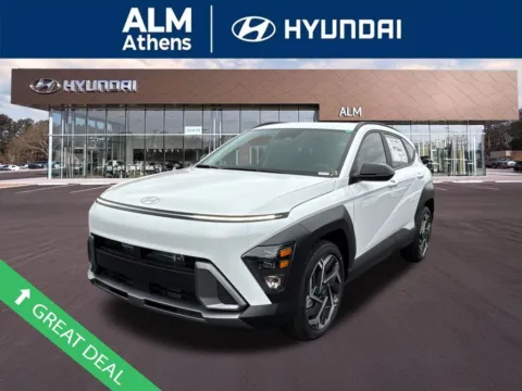 White 2026 Hyundai Kona SEL Premium for sale in Athens, GA