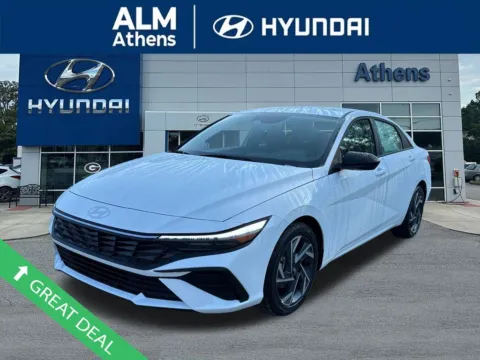 White 2025 Hyundai Elantra SEL Sport for sale in Athens, GA