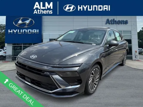 Gray 2025 Hyundai Sonata Hybrid Limited for sale in Athens, GA