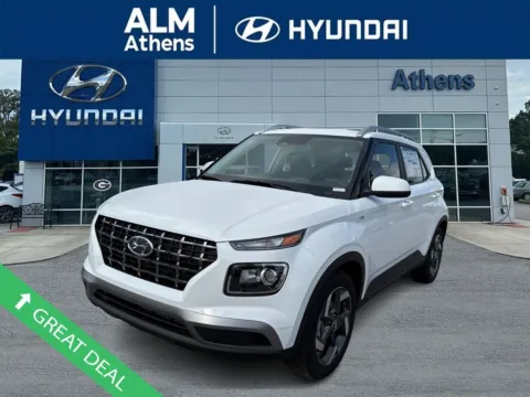 White 2025 Hyundai Venue SEL for sale in Athens, GA