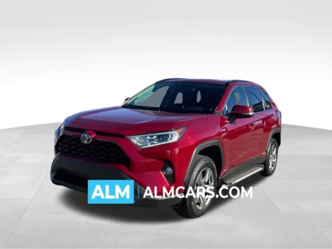 Red 2021 Toyota RAV4 Hybrid XLE for sale in Athens, GA