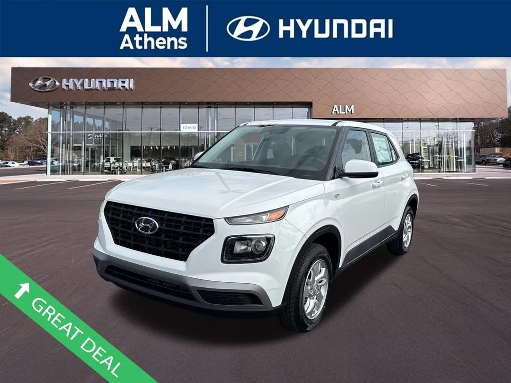 White 2026 Hyundai Venue SE for sale in Athens, GA