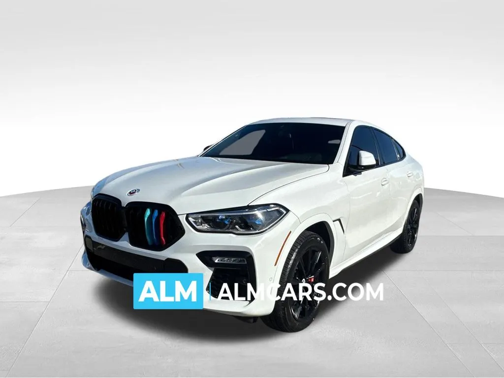 White 2021 BMW X6 M50i for sale in Athens, GA
