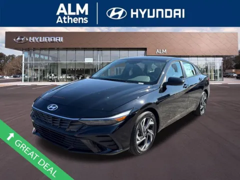 Black 2025 Hyundai Elantra Hybrid SEL Sport for sale in Athens, GA