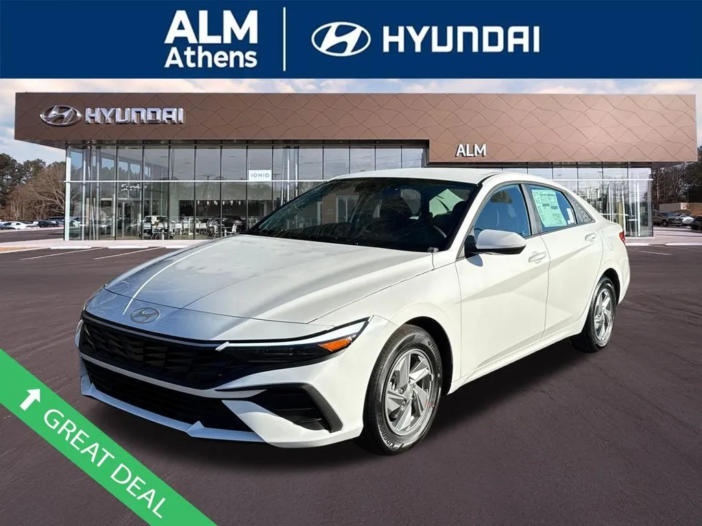White 2026 Hyundai Elantra SE for sale in Athens, GA