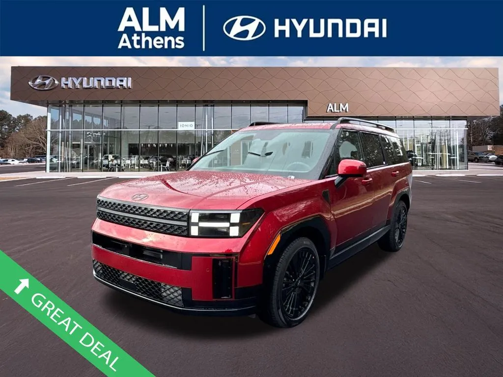 Red 2026 Hyundai Santa Fe Hybrid Calligraphy for sale in Athens, GA