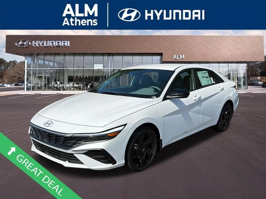 White 2026 Hyundai Elantra SEL Sport for sale in Athens, GA