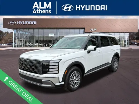 White 2026 Hyundai Palisade Hybrid Blue SEL Premium for sale in Athens, GA