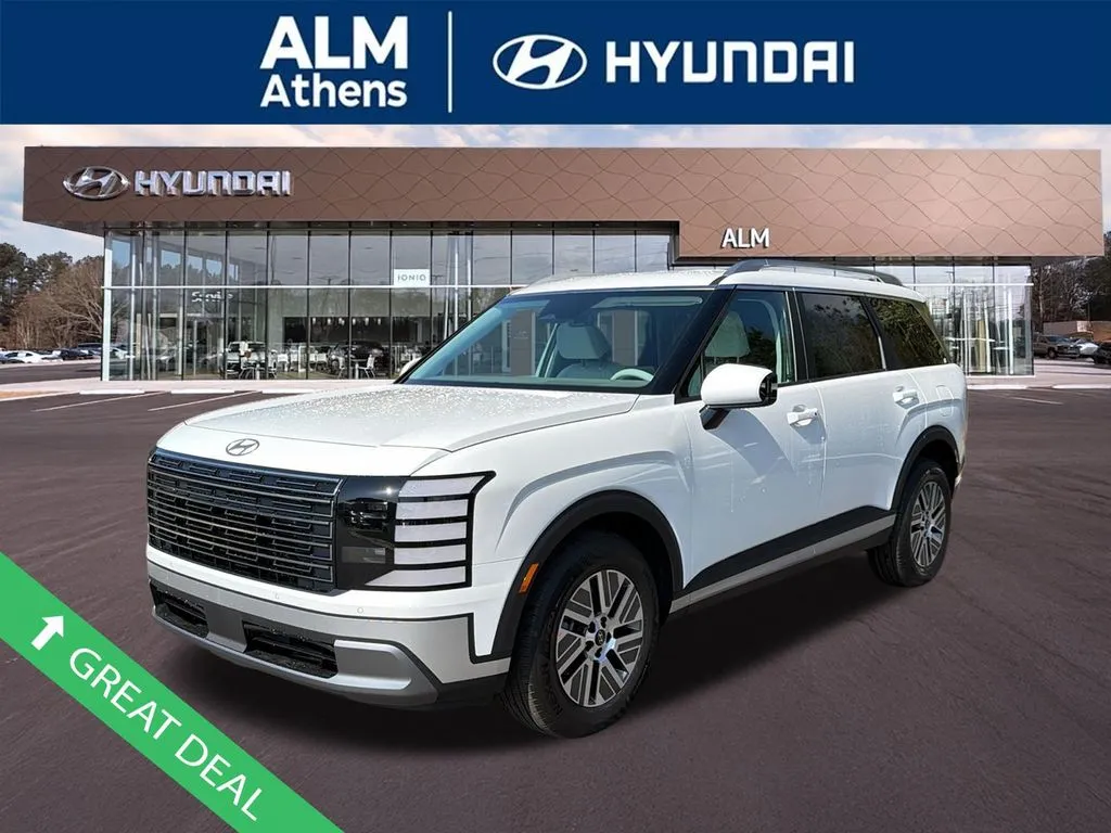 White 2026 Hyundai Palisade Hybrid Blue SEL for sale in Athens, GA