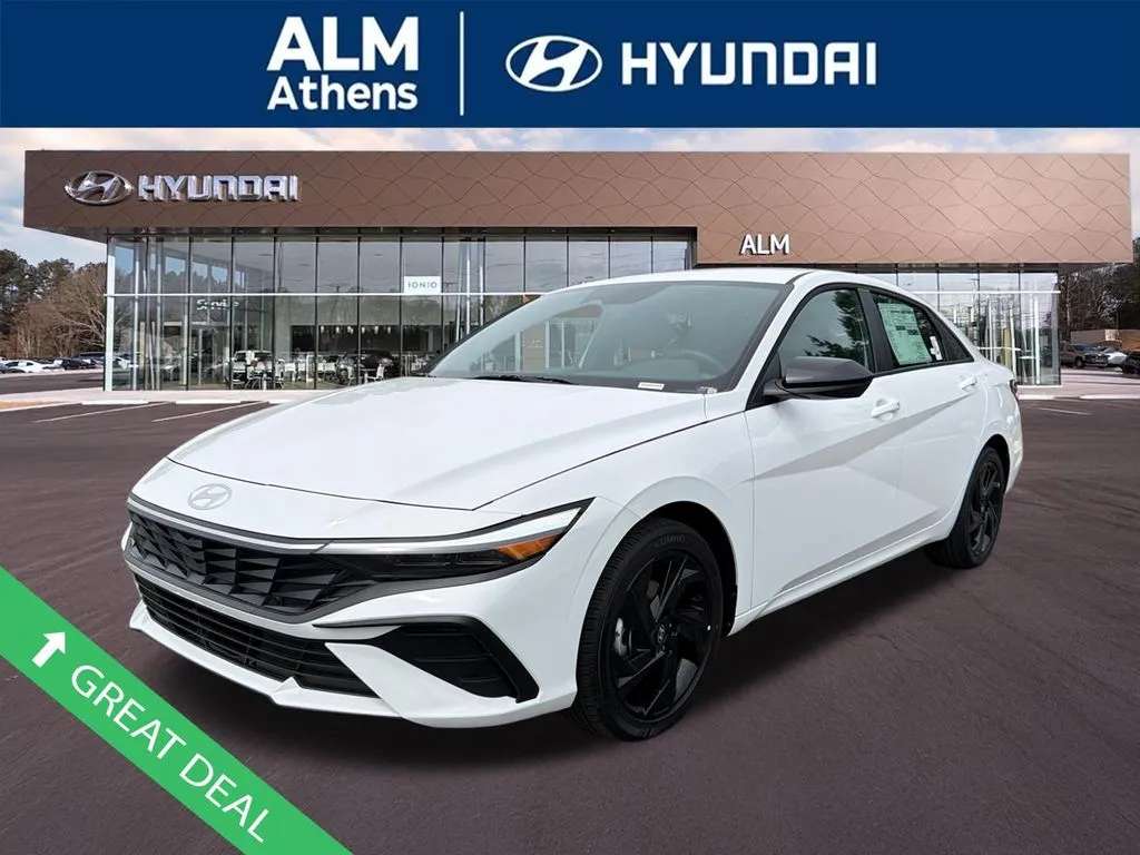 White 2026 Hyundai Elantra SEL Sport for sale in Athens, GA