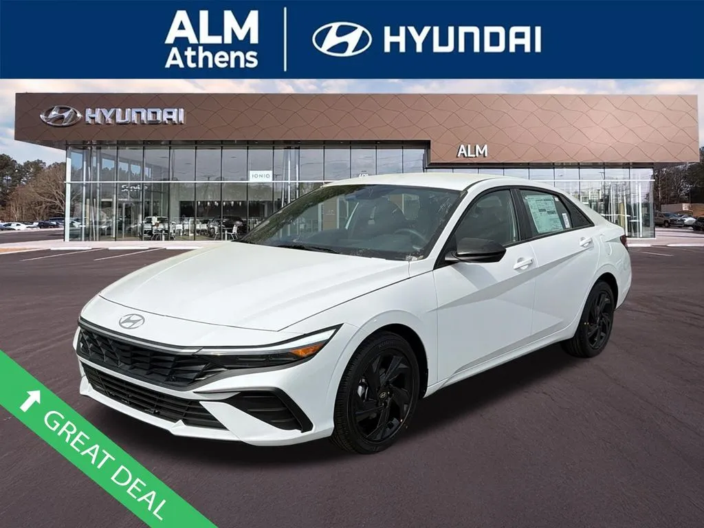 White 2026 Hyundai Elantra SEL Sport for sale in Athens, GA