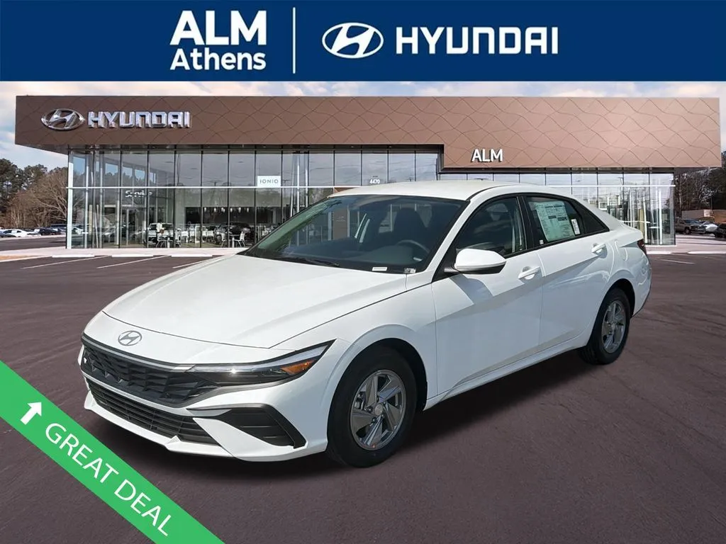White 2026 Hyundai Elantra SE for sale in Athens, GA