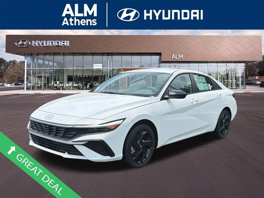 White 2026 Hyundai Elantra SEL Sport for sale in Athens, GA