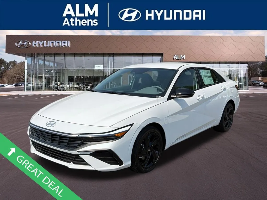 White 2026 Hyundai Elantra SEL Sport for sale in Athens, GA