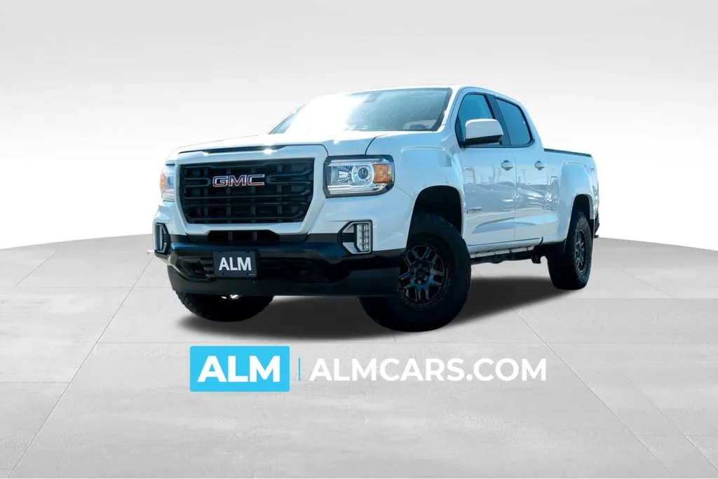 White 2022 GMC Canyon Elevation for sale in Athens, GA