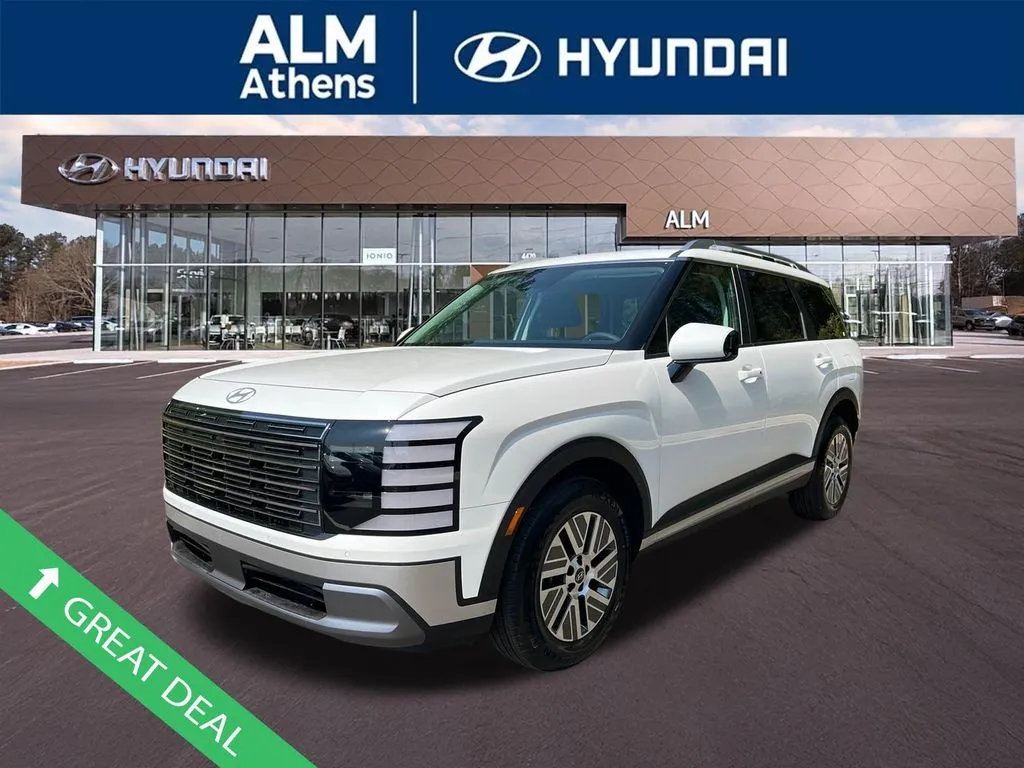 White 2026 Hyundai Palisade Hybrid Blue SEL for sale in Athens, GA