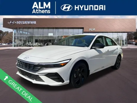 White 2026 Hyundai Elantra SEL Sport for sale in Athens, GA