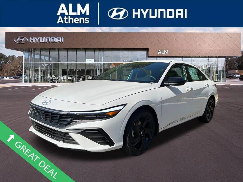 White 2026 Hyundai Elantra SEL Sport for sale in Athens, GA