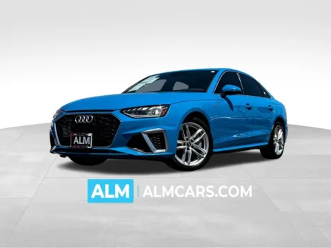 Blue 2020 Audi A4 45 Premium Plus for sale in Athens, GA