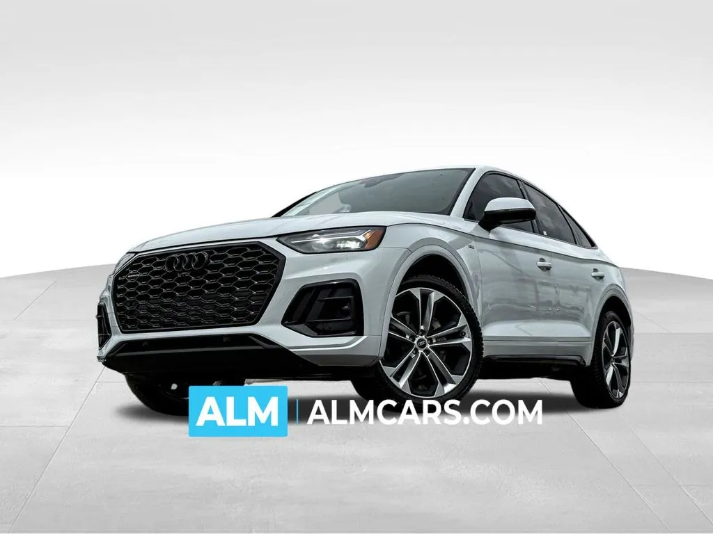 White 2023 Audi Q5 Sportback quattro S line Prem Plus 45 TFSI for sale in Athens, GA