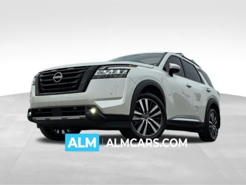 White 2024 Nissan Pathfinder Platinum for sale in Athens, GA