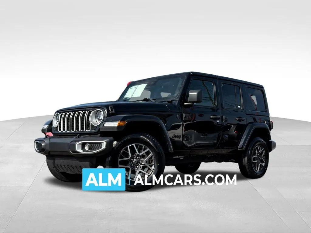 Black 2025 Jeep Wrangler Sahara for sale in Athens, GA