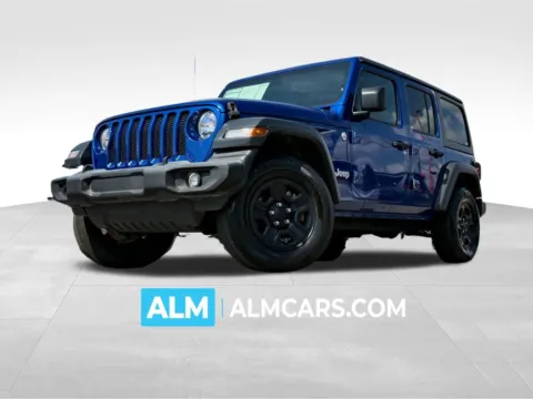 Blue 2019 Jeep Wrangler Unlimited Sport for sale in Athens, GA