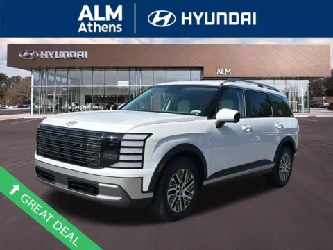 White 2026 Hyundai Palisade Hybrid Blue SEL Premium for sale in Athens, GA