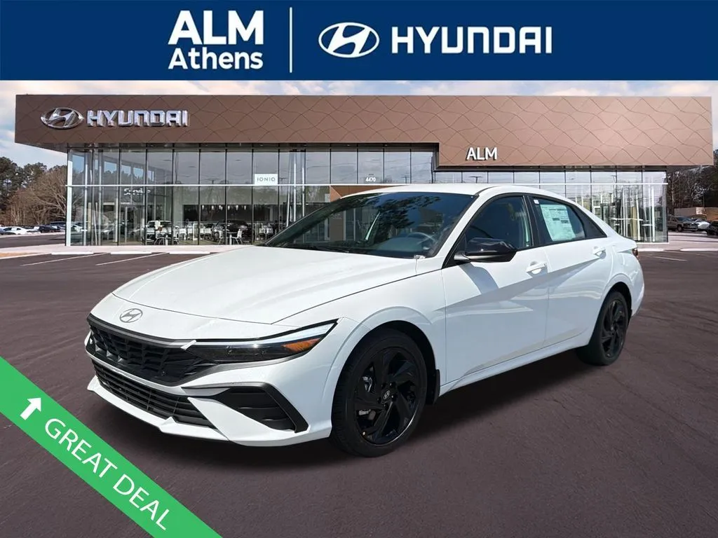White 2026 Hyundai Elantra SEL Sport for sale in Athens, GA