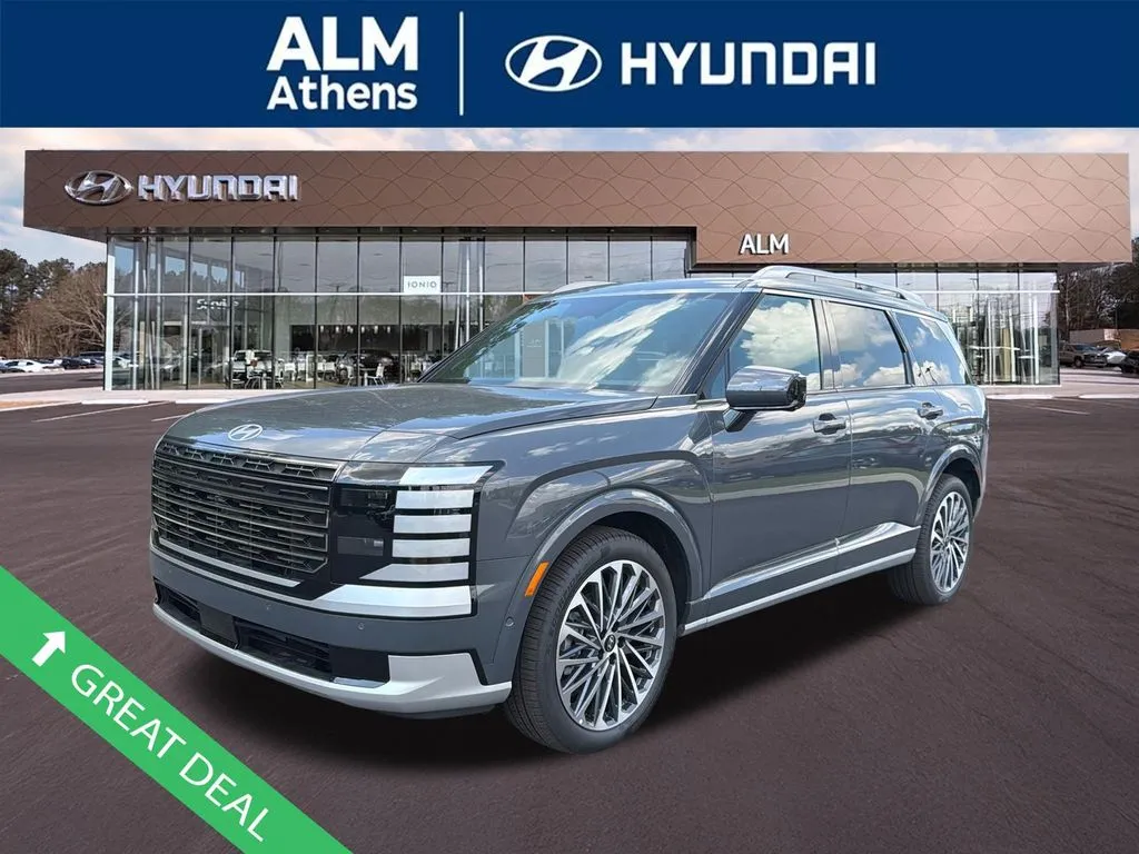 Gray 2026 Hyundai Palisade Hybrid Calligraphy for sale in Athens, GA