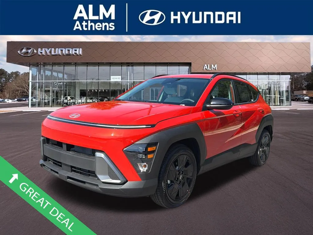 Orange 2026 Hyundai Kona SEL Sport for sale in Athens, GA