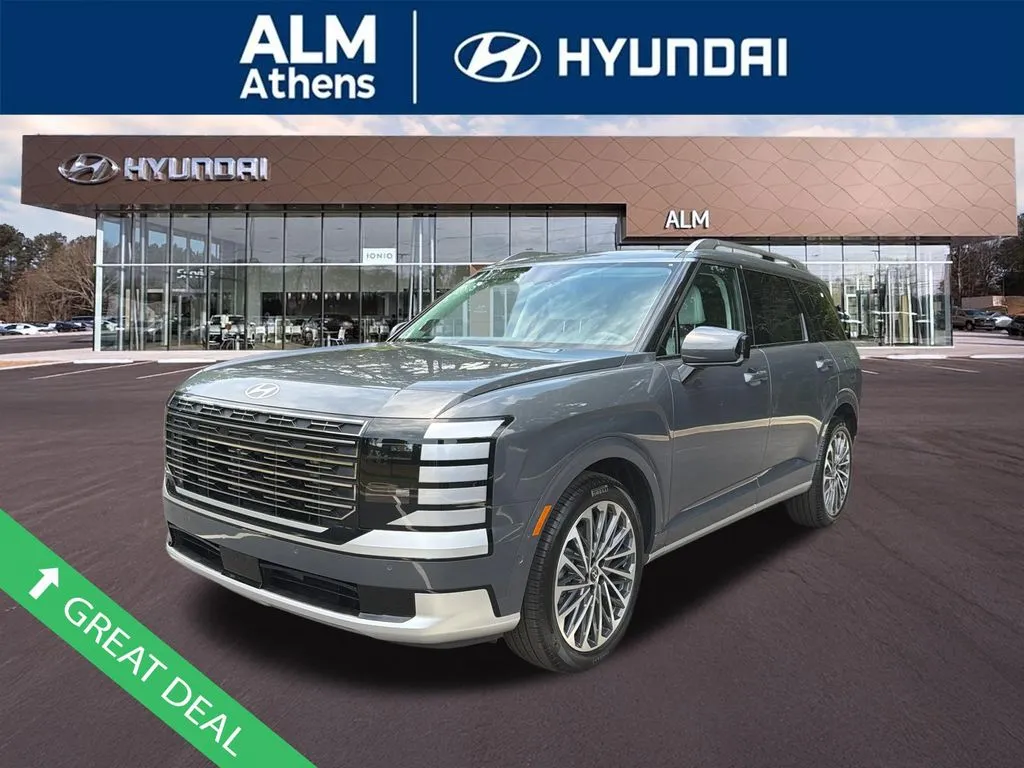Gray 2026 Hyundai Palisade Hybrid Calligraphy for sale in Athens, GA