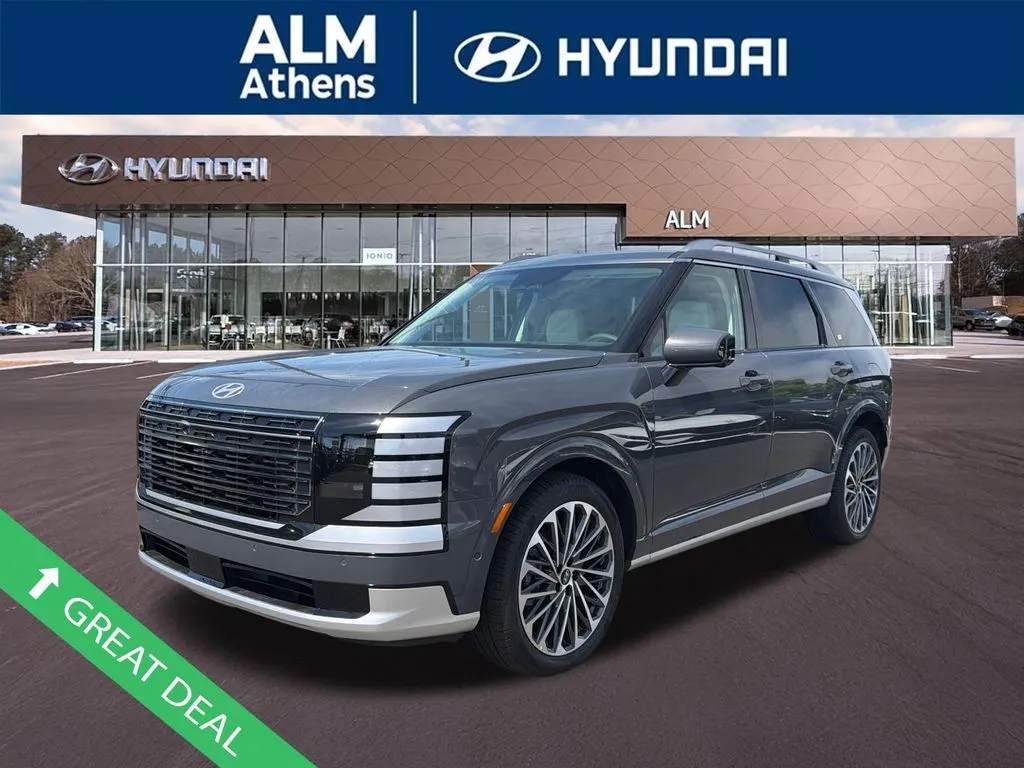 Gray 2026 Hyundai Palisade Hybrid Calligraphy for sale in Athens, GA