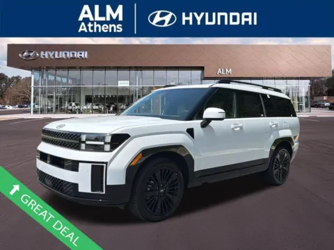White 2026 Hyundai Santa Fe Hybrid Calligraphy for sale in Athens, GA