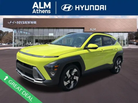 Yellow 2026 Hyundai Kona Limited for sale in Athens, GA