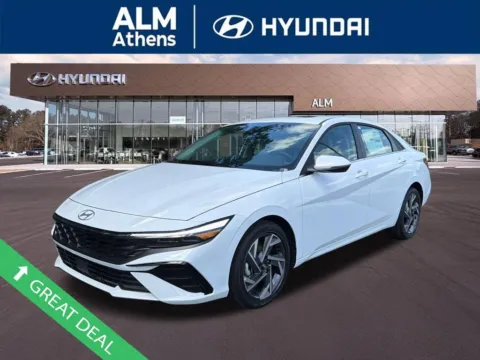 White 2026 Hyundai Elantra Limited for sale in Athens, GA