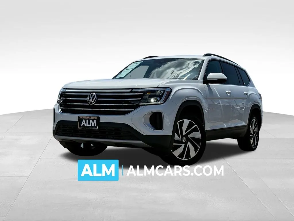 White 2024 Volkswagen Atlas 2.0T SE w/Technology for sale in Athens, GA