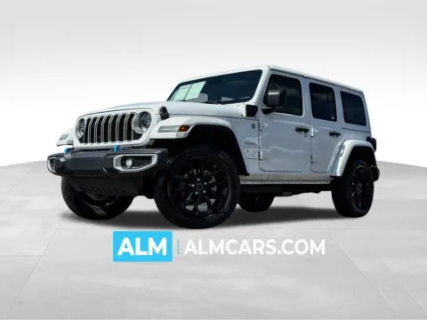 White 2024 Jeep Wrangler Sahara 4xe for sale in Athens, GA