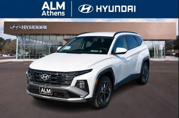 White 2026 Hyundai Tucson Hybrid SEL for sale in Athens, GA