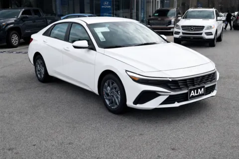 Another view of 2026 Hyundai Elantra Hybrid Blue for sale in Athens, GA at ALM Hyundai Athens
