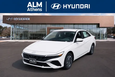 White 2026 Hyundai Elantra Hybrid Blue for sale in Athens, GA