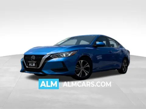 Blue 2021 Nissan Sentra SV for sale in Athens, GA
