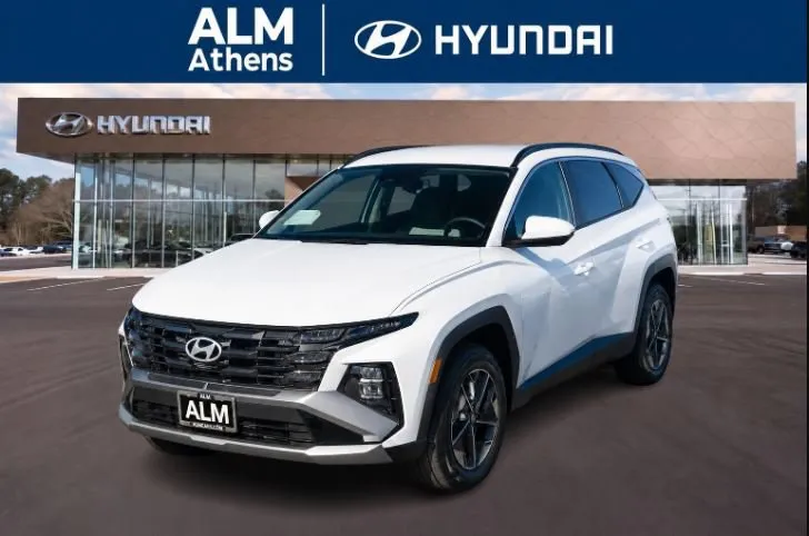 White 2026 Hyundai Tucson Hybrid SEL for sale in Athens, GA