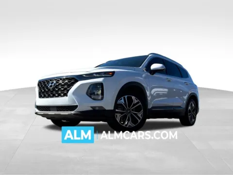 White 2020 Hyundai Santa Fe Limited for sale in Athens, GA