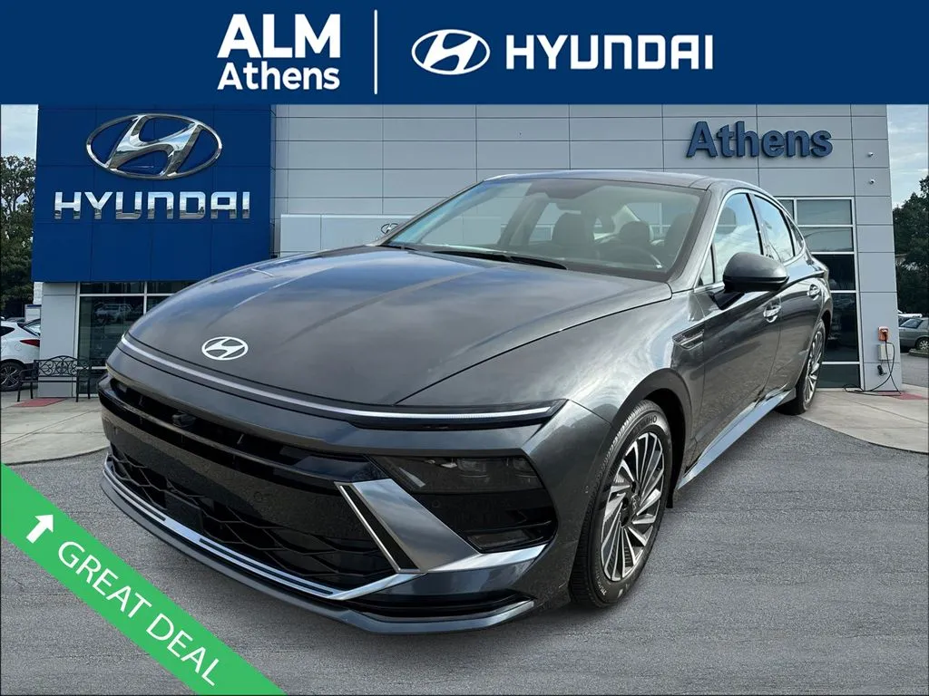 Gray 2025 Hyundai Sonata Hybrid Limited for sale in Athens, GA