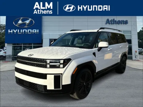 White 2025 Hyundai Santa Fe Hybrid Calligraphy for sale in Athens, GA