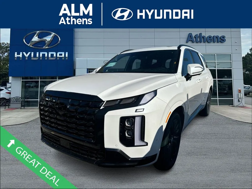 White 2025 Hyundai Palisade Calligraphy Night Edition for sale in Athens, GA